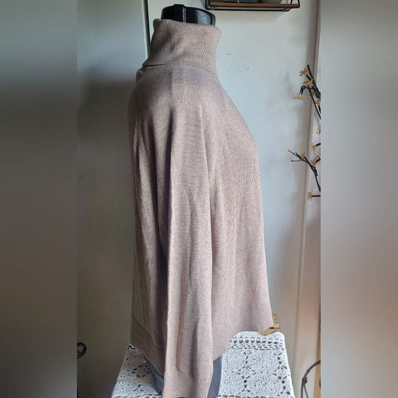 Ricki's Tan Turtleneck Cashmere Blend Sweater XL - Picture 6 of 8